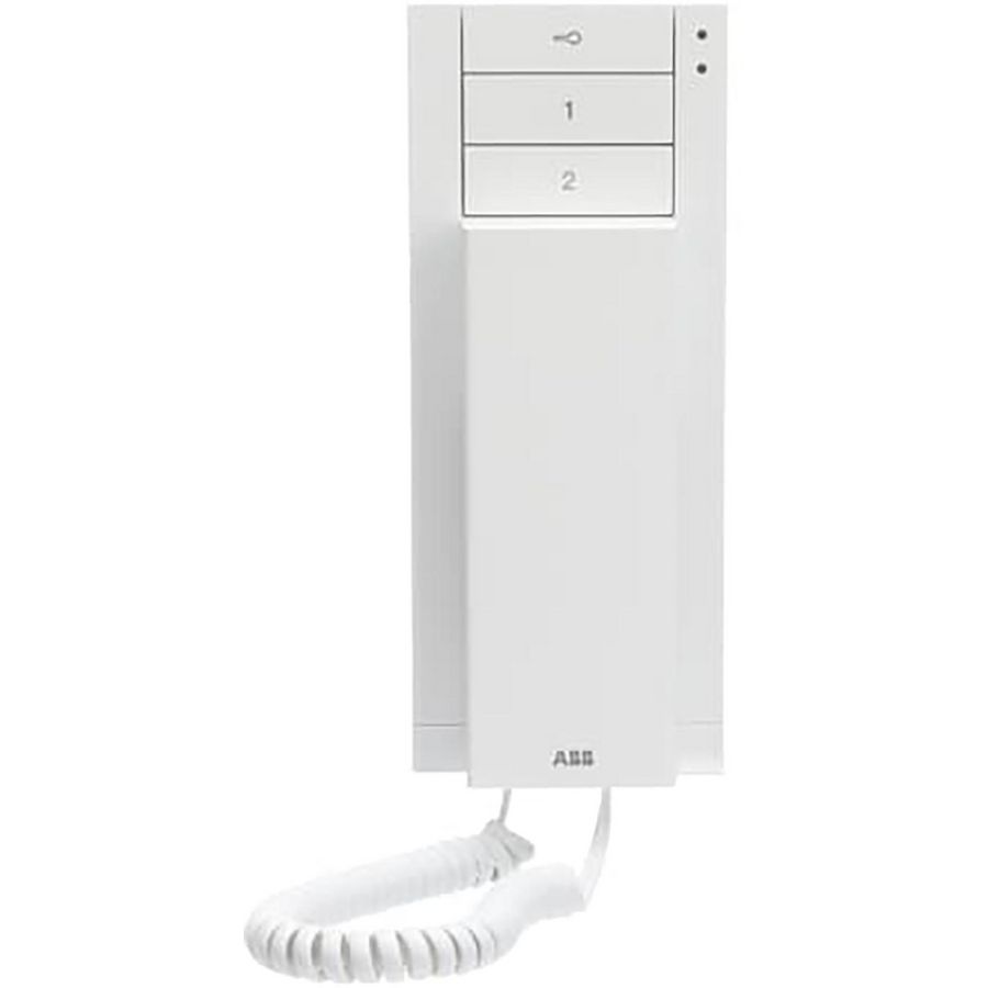 Audio handset binnenpost Wit 3 knoppen