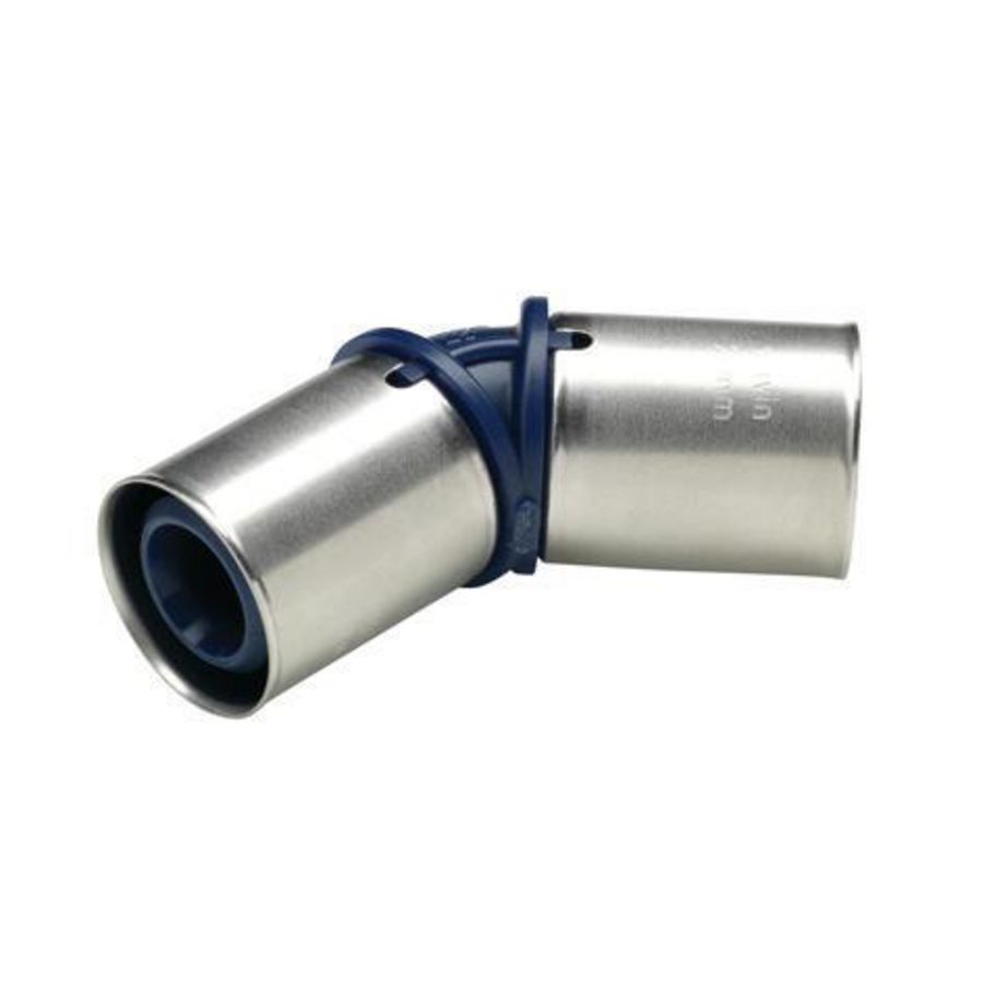 Kniekoppeling 45° persaansluiting TIGRIS K1 50x50mm