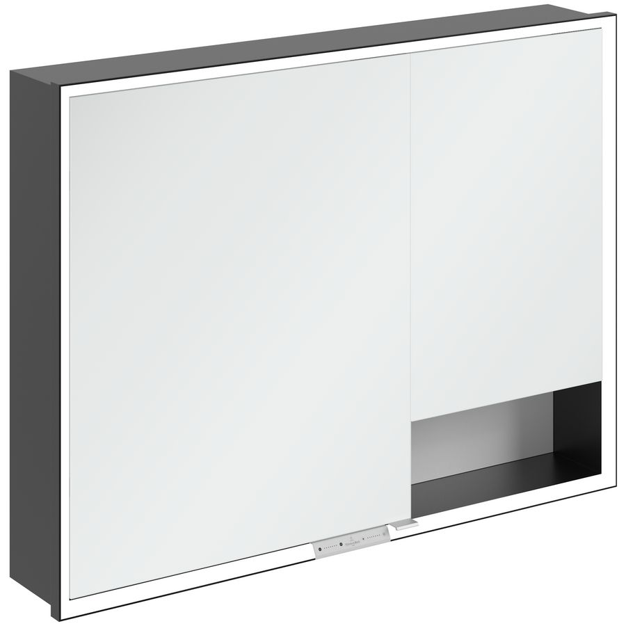 Inbouw-spiegelkast My View+ 1000x750x168mm Pure White