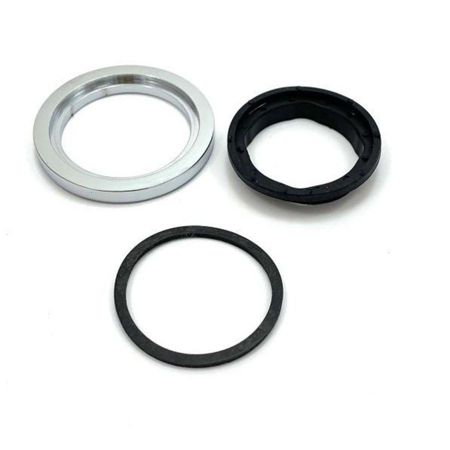 A1 rosette & o-ring chroom