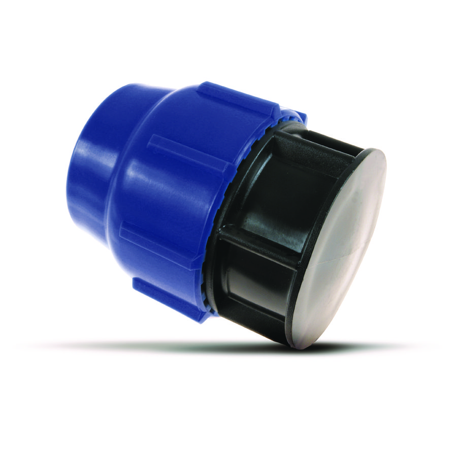 Eindkoppeling PP tyleen klem 25mm PN16