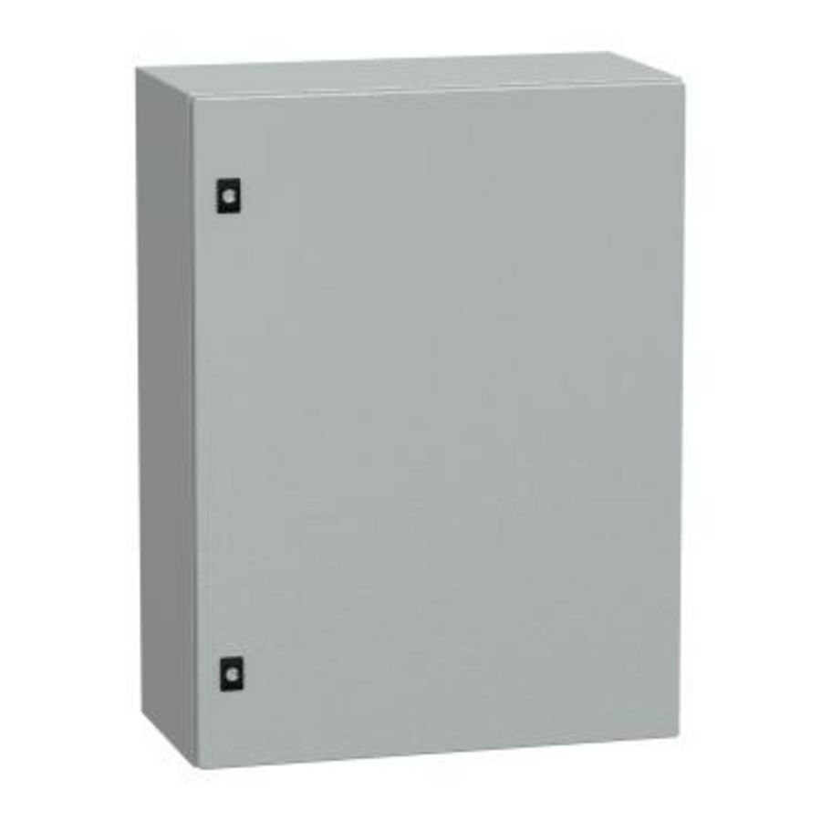 Deur 800x600x300mm IP66 / IK10 RAL7035 Spacial CRN