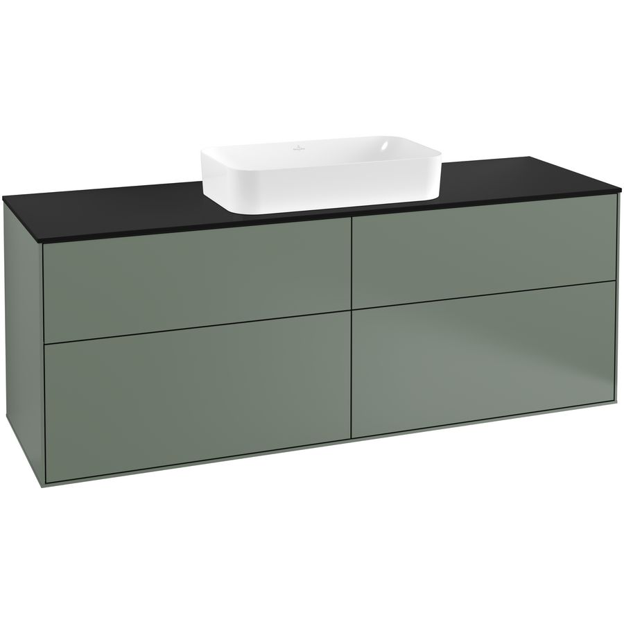 Wastafelonderkast Finion 1600x603x501mm Olive Matt Lacquer G32200GM