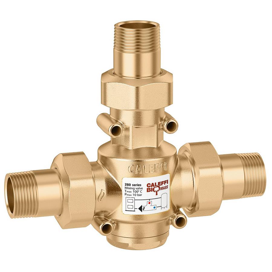 Anti-condens.klep + therm. controle 1"bt. 9m³/h 70°C