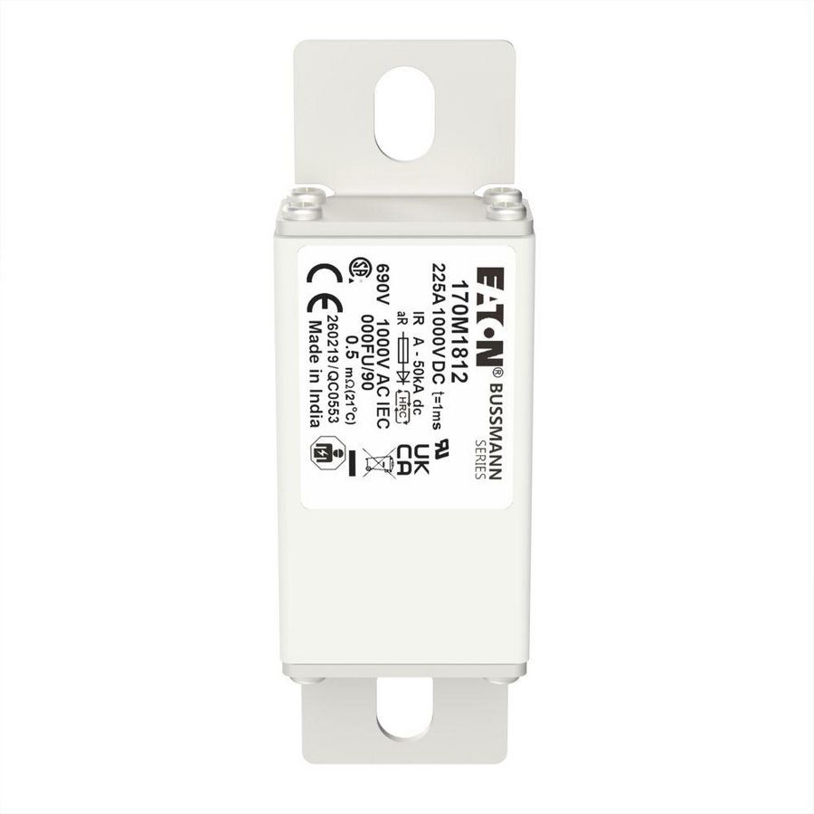 Zekering hoge snelheid 225A DC 1000V 50kA 000 24x36x VVE=3