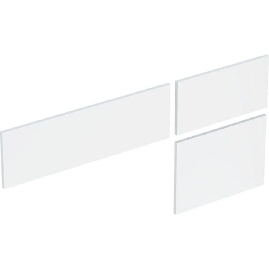 Ladefr.set Varif onderk/opzetwast+3 lade B120cm wit gel hggl