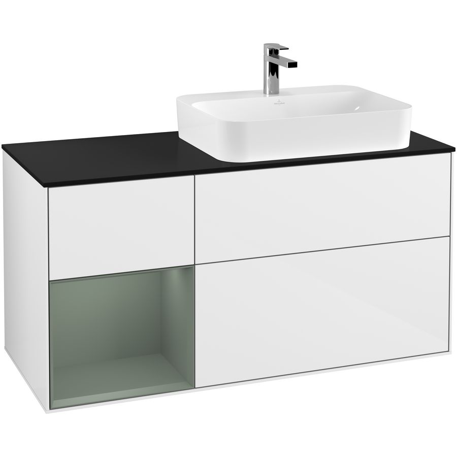 Wastafelonderkast Finion 1200x603x501mm G.White.L G392GMGF