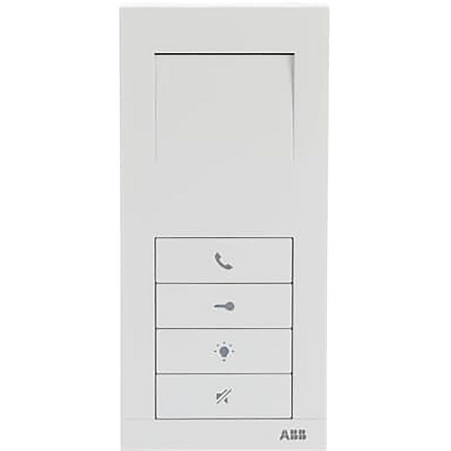 Audio handsfree binnenpost Wit 4 drukknoppen
