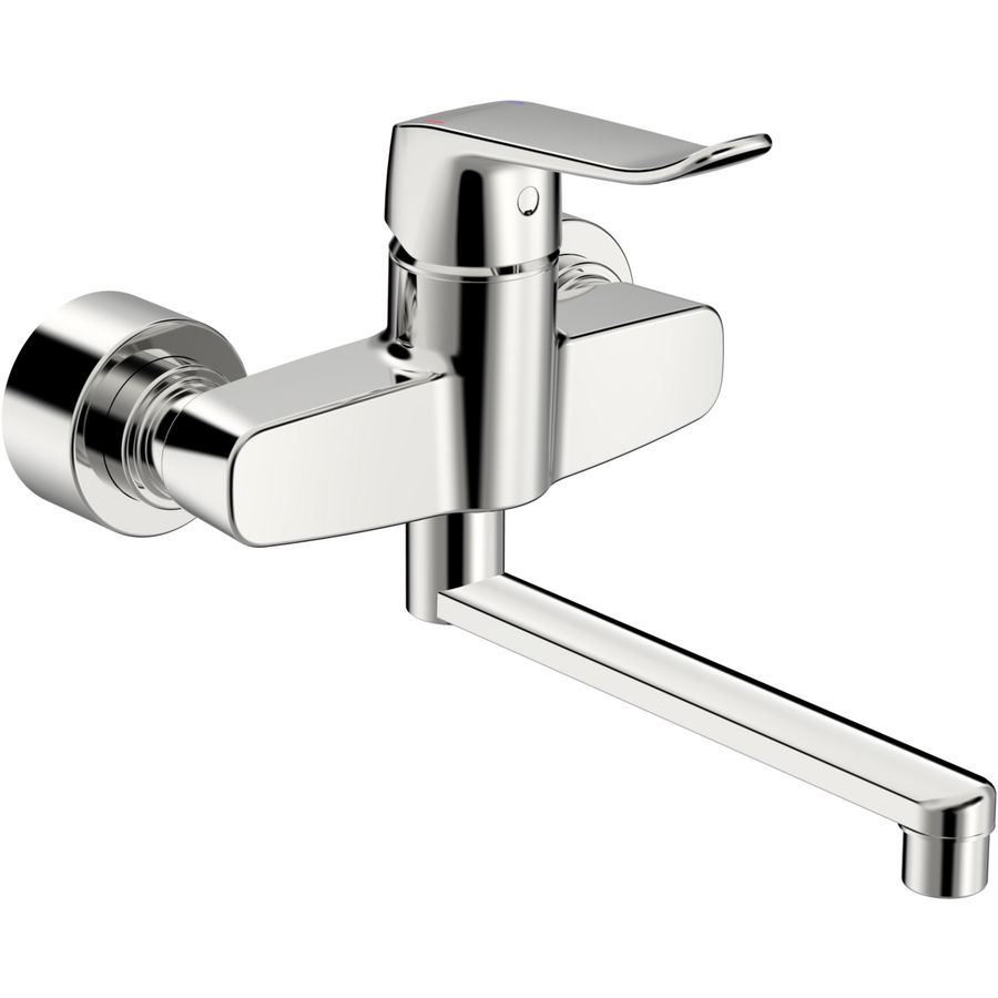 Wandmkr draaibare uitl. spr. 277mm lange hendel HANSACLINICA