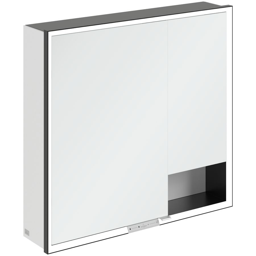 Opbouw Spiegelkast My View+ 800x750x168mm Pure White