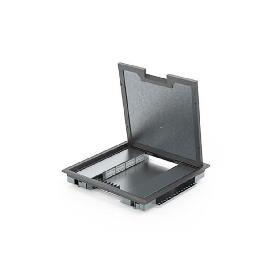 Vloercontactdoos Compact 30mm 4xGST + 6xData-uitsparing kunststof T4