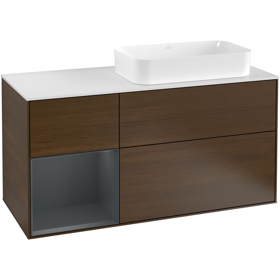 Wastafelonderkast Finion 1200x603x501mm W.Veneer G271HGGN