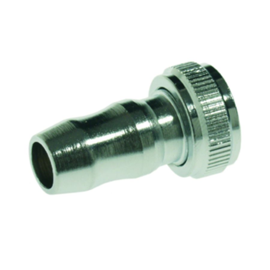 Slangwartel + o-ring chroom T2170 3/4"wartel x 3/4"tule