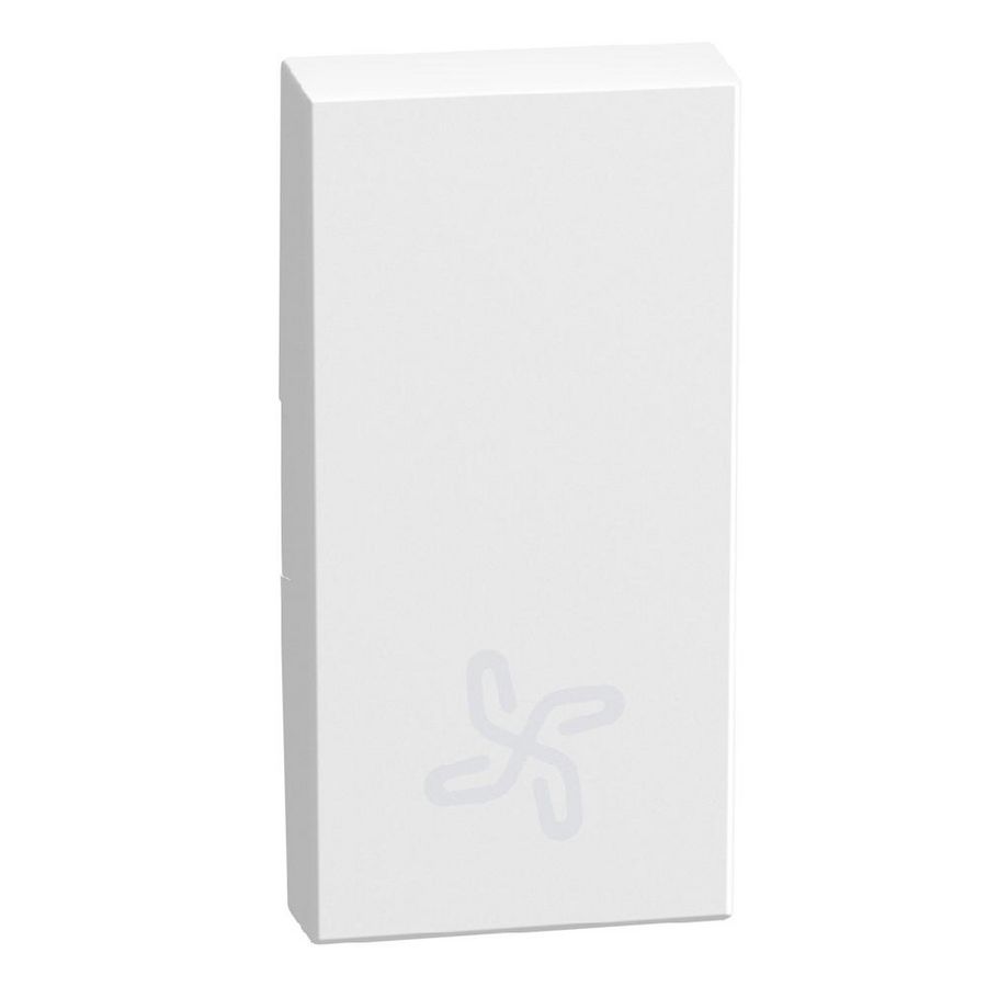 Light Now toets met pictogram ventilatie 1 module - wit