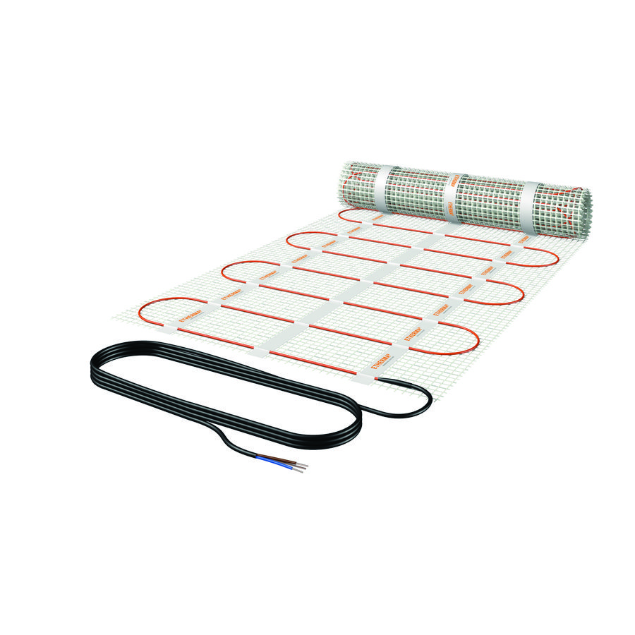 Verwarmingsmat extra dun 3.0mm, PFAS vrij, 150W/m2, 1.0m2, 2