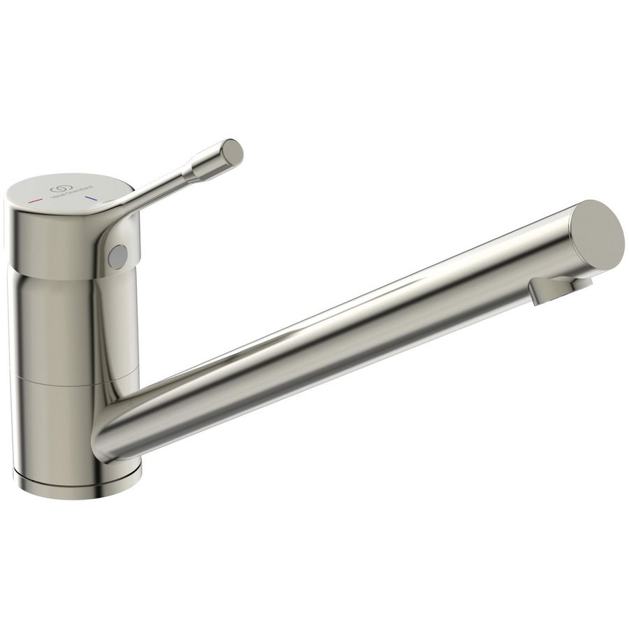 Keukenmengkraan laag Bluestart silver storm (rvs-look) Ceralook