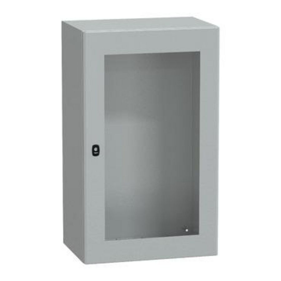 Kast Ruitdeur 1000x600x400mm IP66 IK08 RAL7035 Spacial S3D