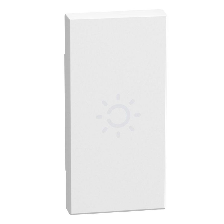 Light Now axiale toets met pictogram lamp 1 module - wit