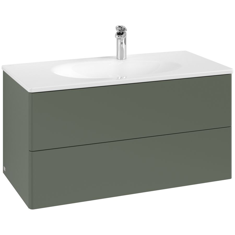 Wastafelonderkast Antao 988x504x496mm L.Green Matt Lacquer K05000HL