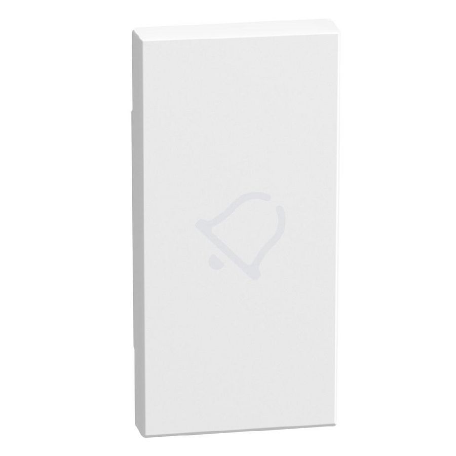 Light Now axiale toets met pictogram bel 1 module - wit