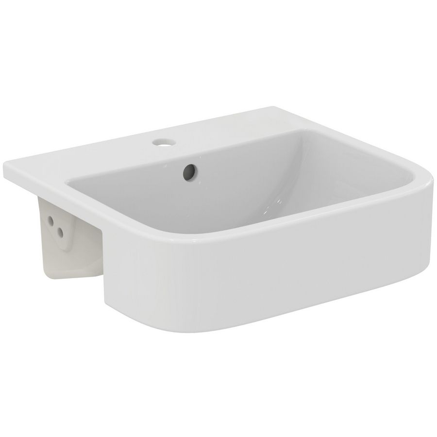 Square s/ctop 50x45 white 1th