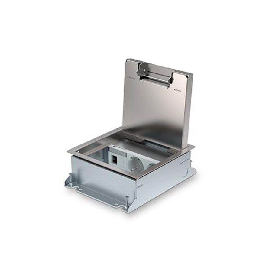 Powerbox150 instort 55mm 2x wandcontactdoos 2x datasp.