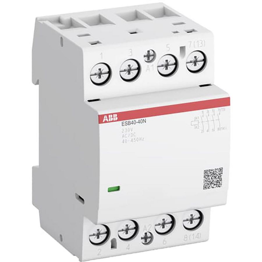Installatiemagneetschakelaar modulair 4 NO contacten ESB40-40N-06
