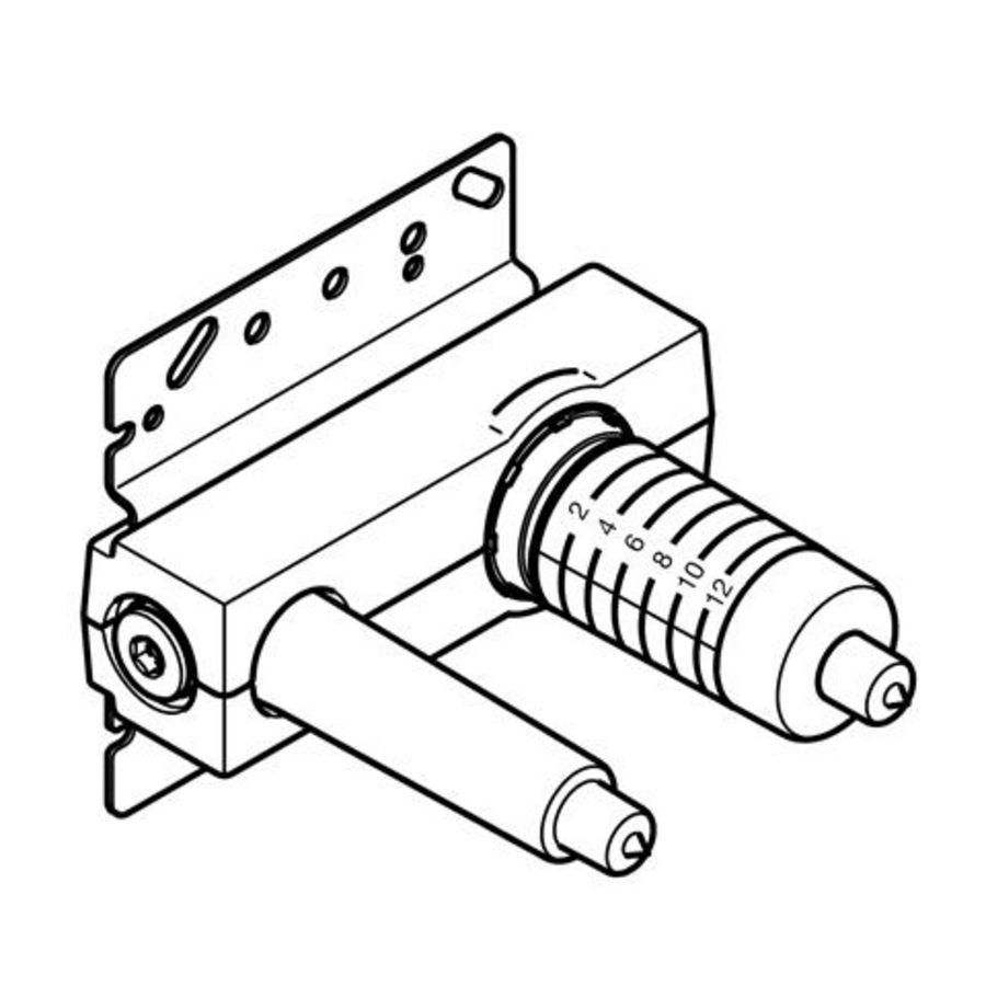 Inbouwproducten 1-hendel inbouwwandmengkraan rechts 3586097090