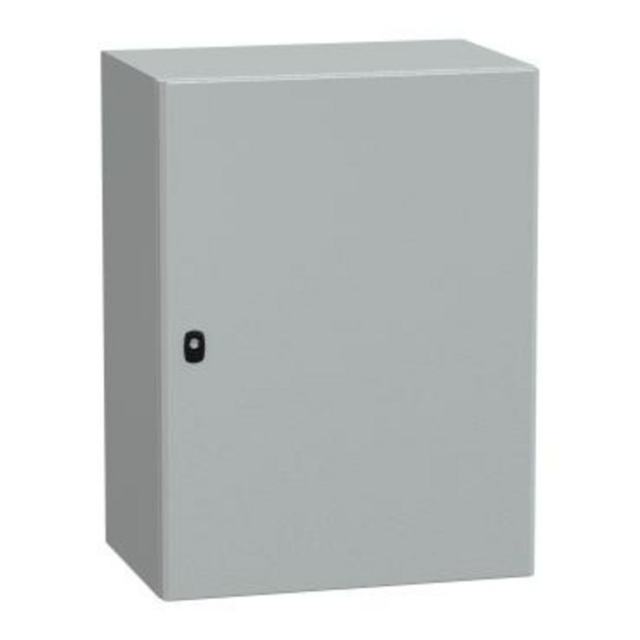 Kast Volle deur Montageplaat 800x600x400mm IP66 Spacial S3D