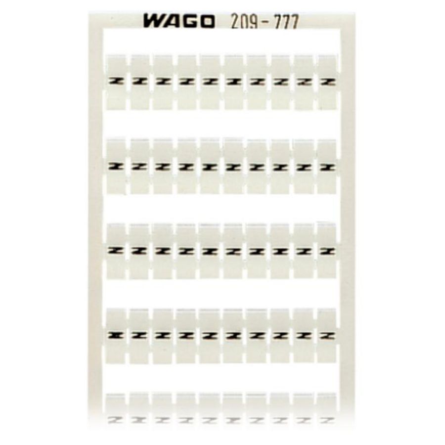 WSB-markeringskaart als kaart bedrukt wit 209-777 VVE=5
