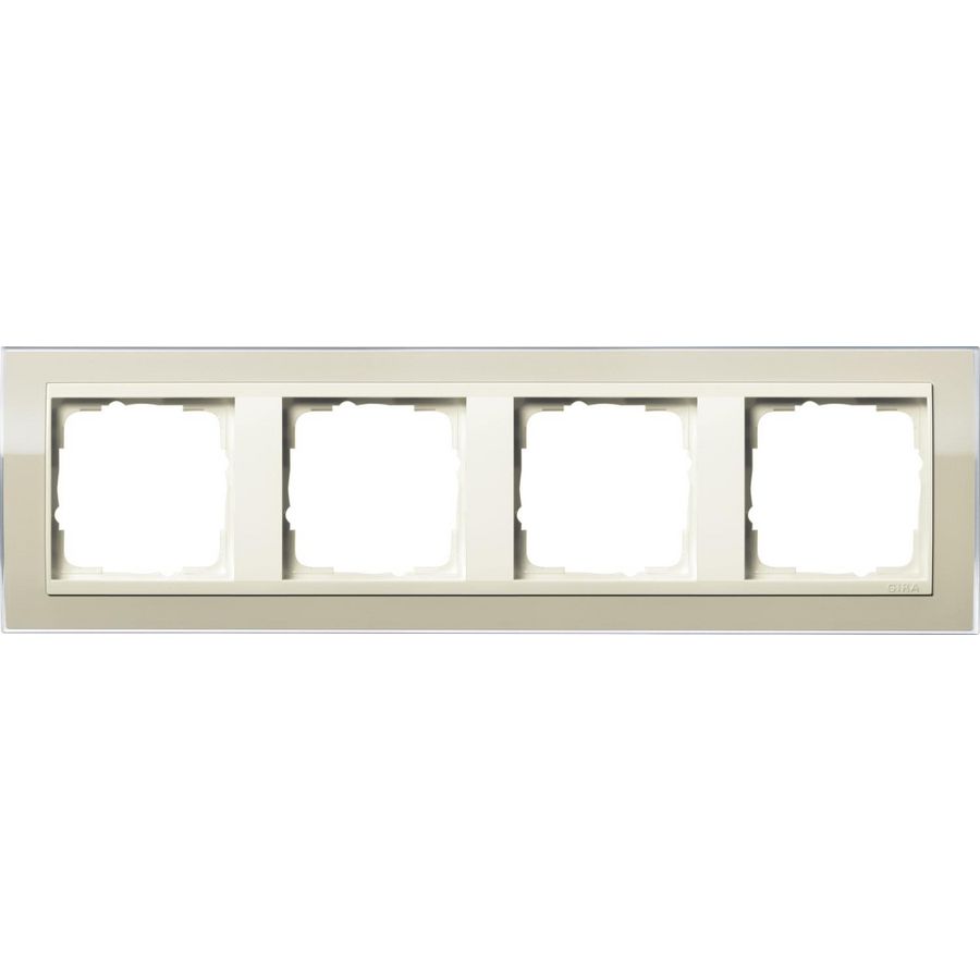 afdekraam 4-v overgangsafdekplaat CW Gira Event Clear zand