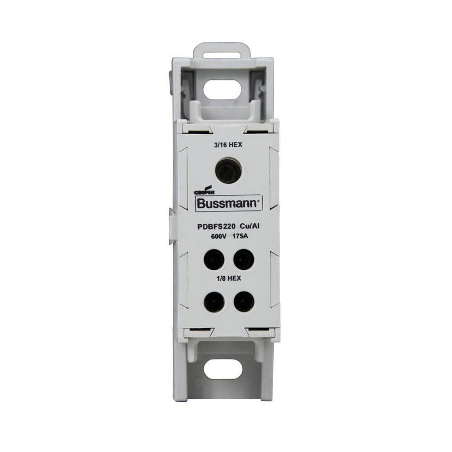 Distributieblok, 175 A, AC 600 V, DC 600 V, UL, AC 690 VVE=3