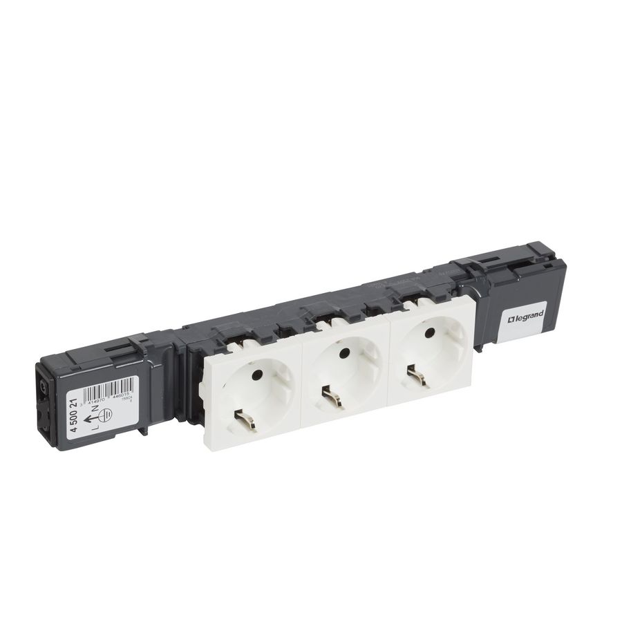 Wandcontactdoos Snap-on 3-voudig standaard/GST18i3