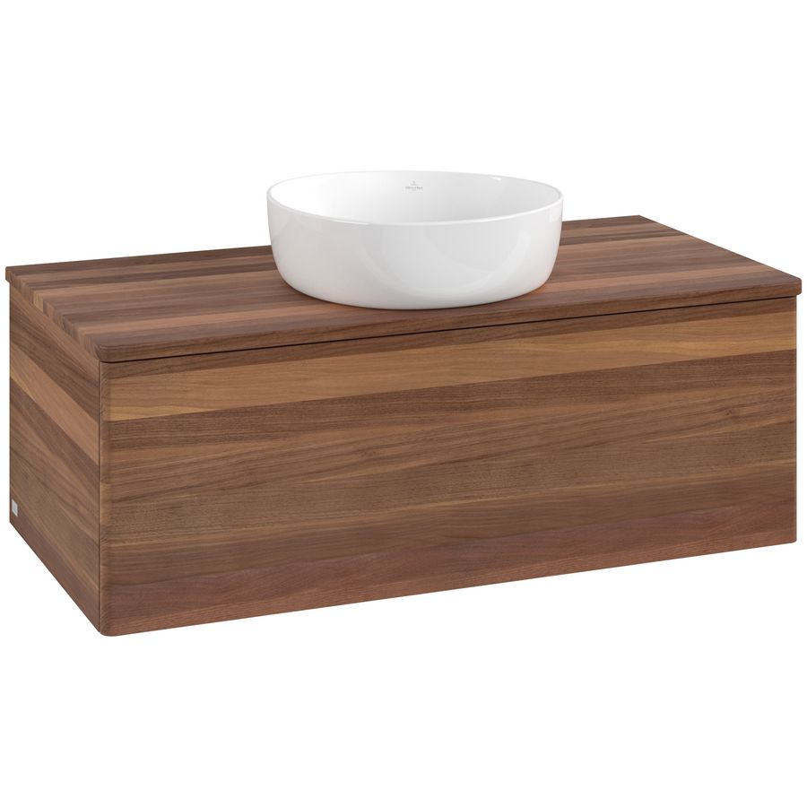 Wastafelonderkast Antao 1000x360x500mm Warm Walnut L31012HM