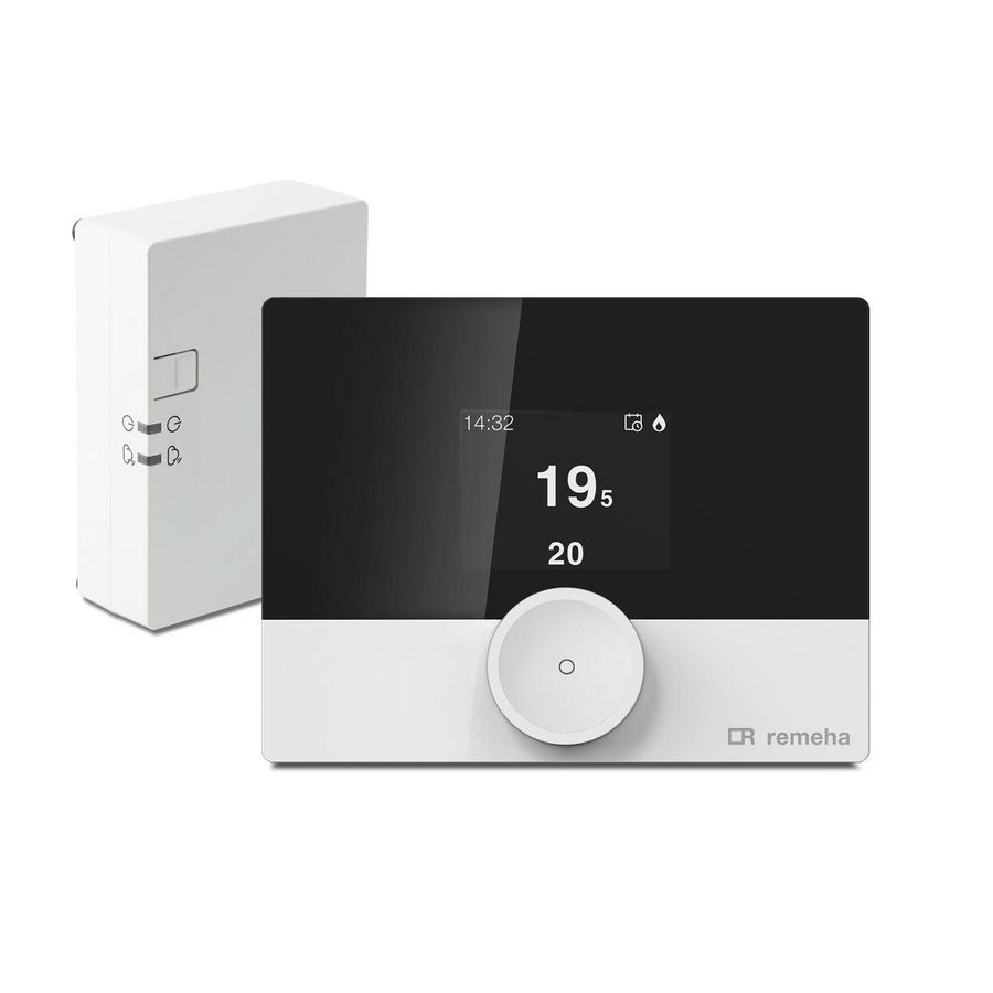 qSense Plus klokthermostaat + Home Hub bedraad