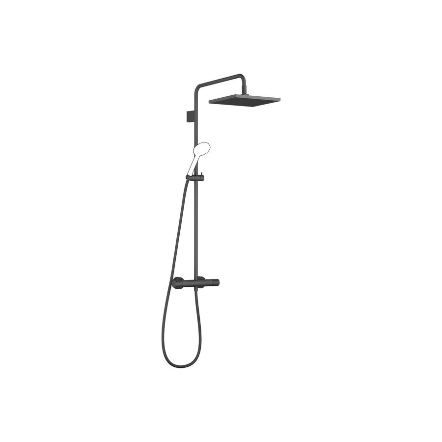 Showerpipe dchetherst z. handdouche FlowRed 300mm-Mat Zwart