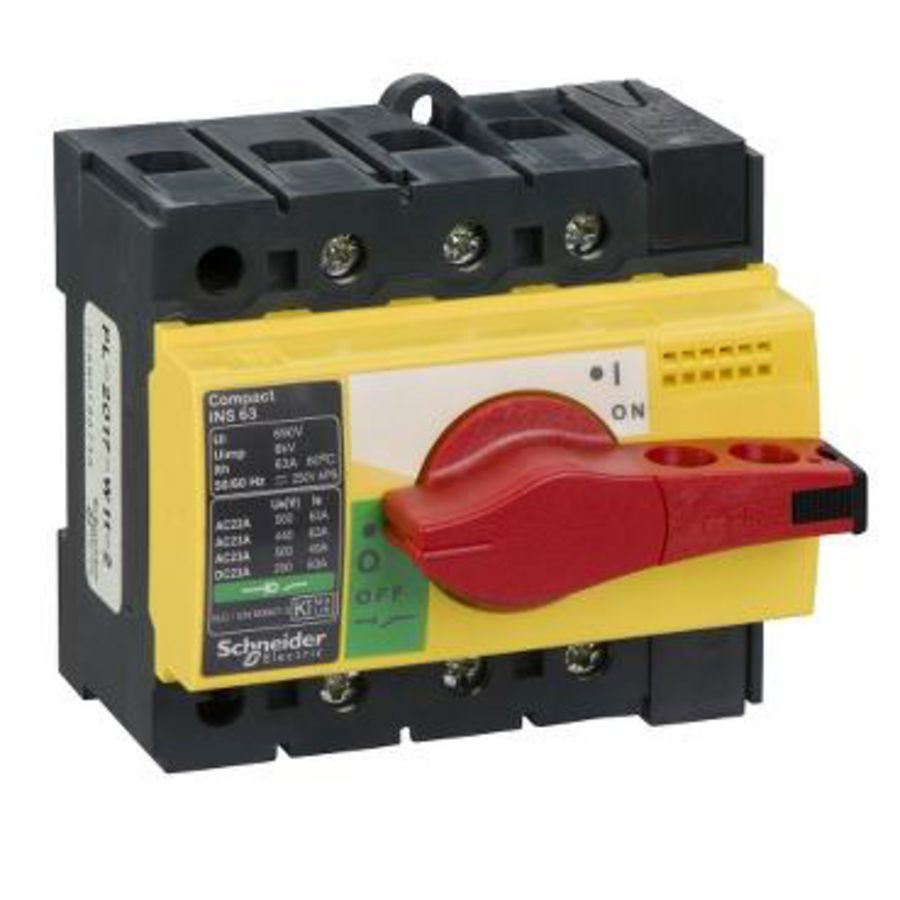 Lastscheider Vast Rood/Geel ComPact INS63 3P