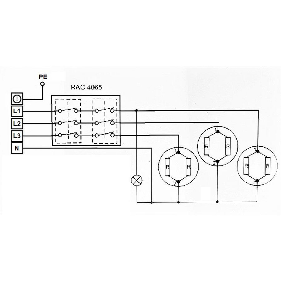 Elektrisch element TPK210-12 6,6kW