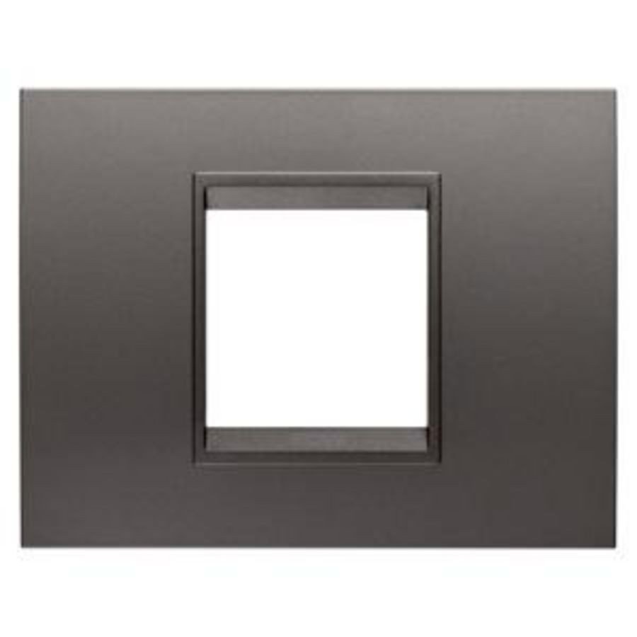 LUX PLAAT-VAN METAAL-2 MODULE-STAALGRIJS-BINNENFRAME