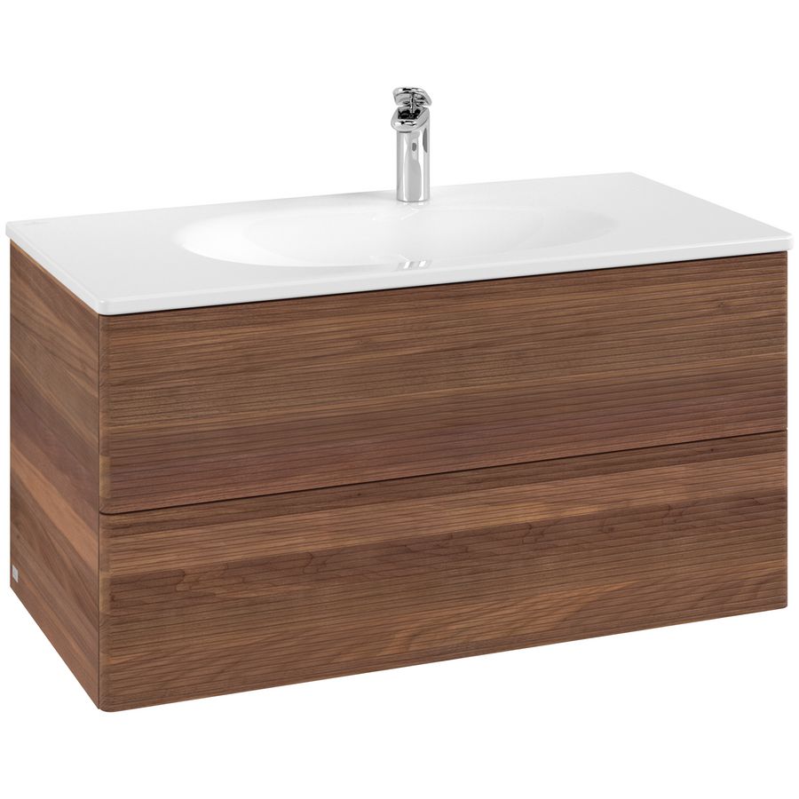 Wastafelonderkast Antao 988x504x496mm Warm Walnut L05100HM