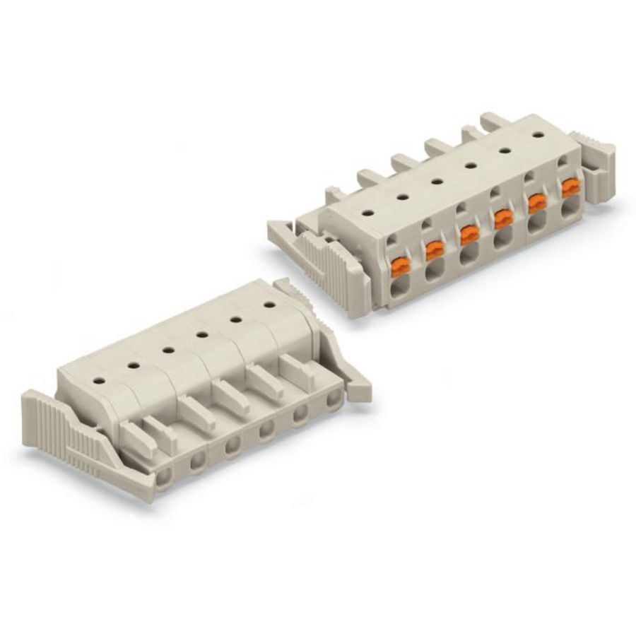 1-draads FE steker druk li.grijs 2721-202/037-000 VVE=50