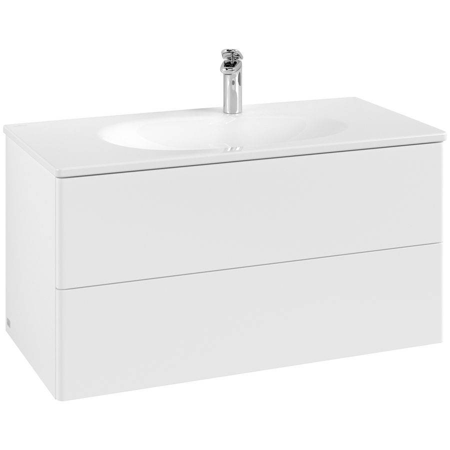 Wastafelonderkast Antao 988x504x496mm White Matt Lacquer K05000MT