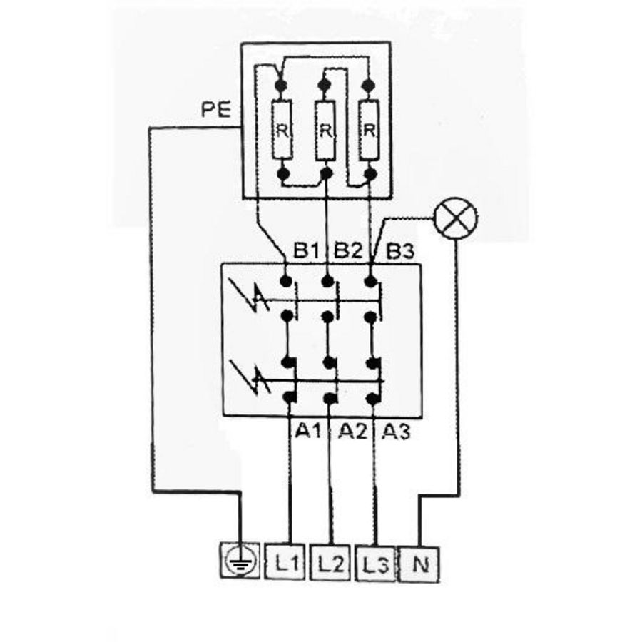 Elektrisch element TPK210-12 12kW