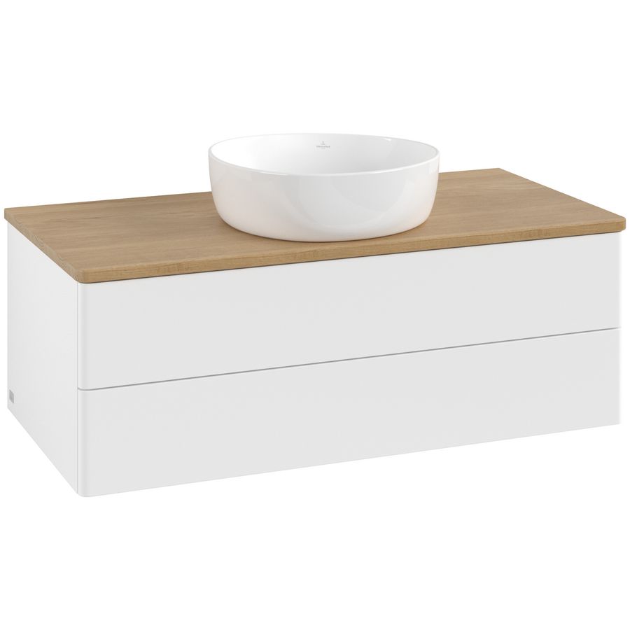 Wastafelonderkast Antao 1000x360x500mm White Matt Lacquer K20011MT