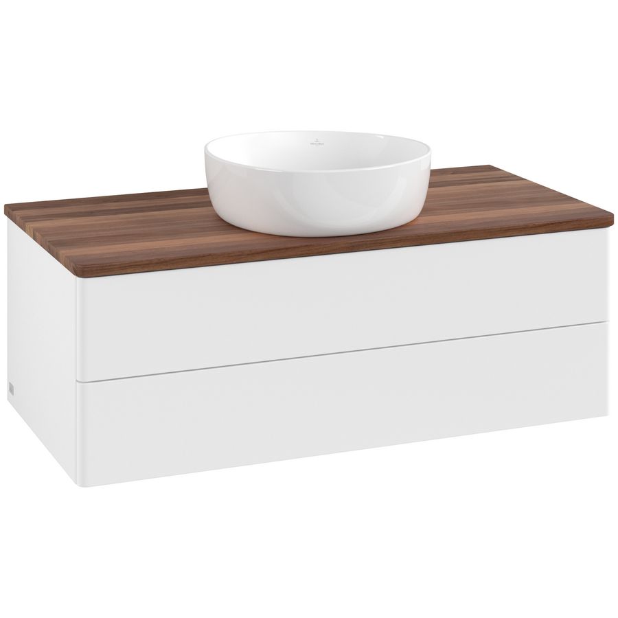 Wastafelonderkast Antao 1000x360x500mm White Matt Lacquer K20012MT
