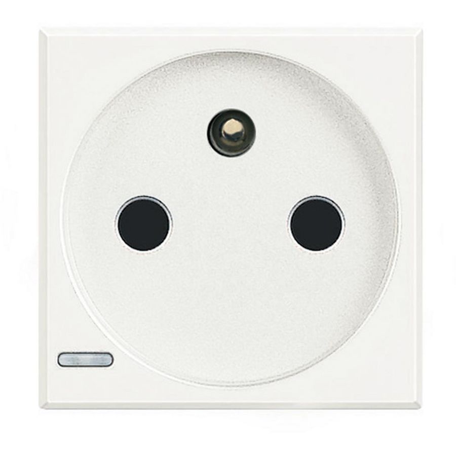 Wandcontactdoos Penaarde schroefklemmen Axolute White