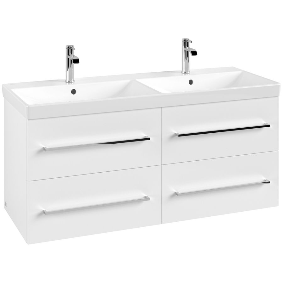 Wastafelonderkast Avento 1180x514x484mm Bril.White A89300VE