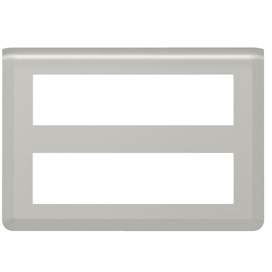 Afdekraam 2x8 module Aluminiumhorizontaal Mosaic