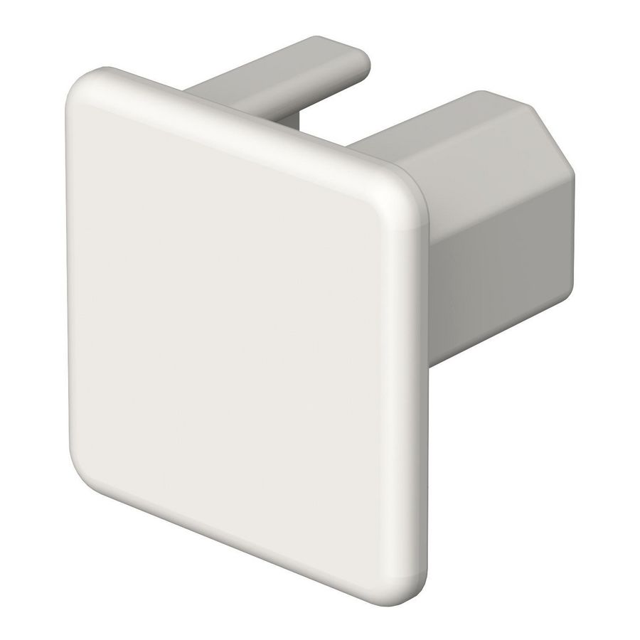 Eindstuk halogeenvrij 20x20mm polycarbonaat VVE=10