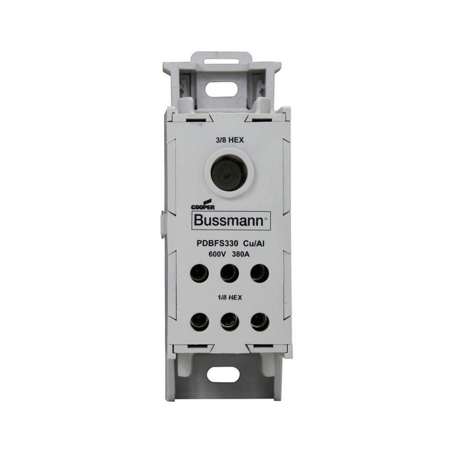 Distributieblok, 380 A, AC 600 V, DC 600 V, UL, AC 690 VVE=2